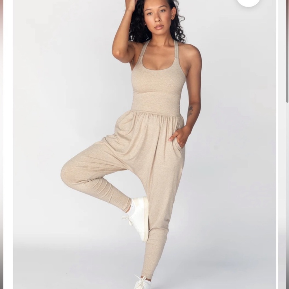 IMBŌDHI BŌDHI JUMPSUIT, oatmeal, size small